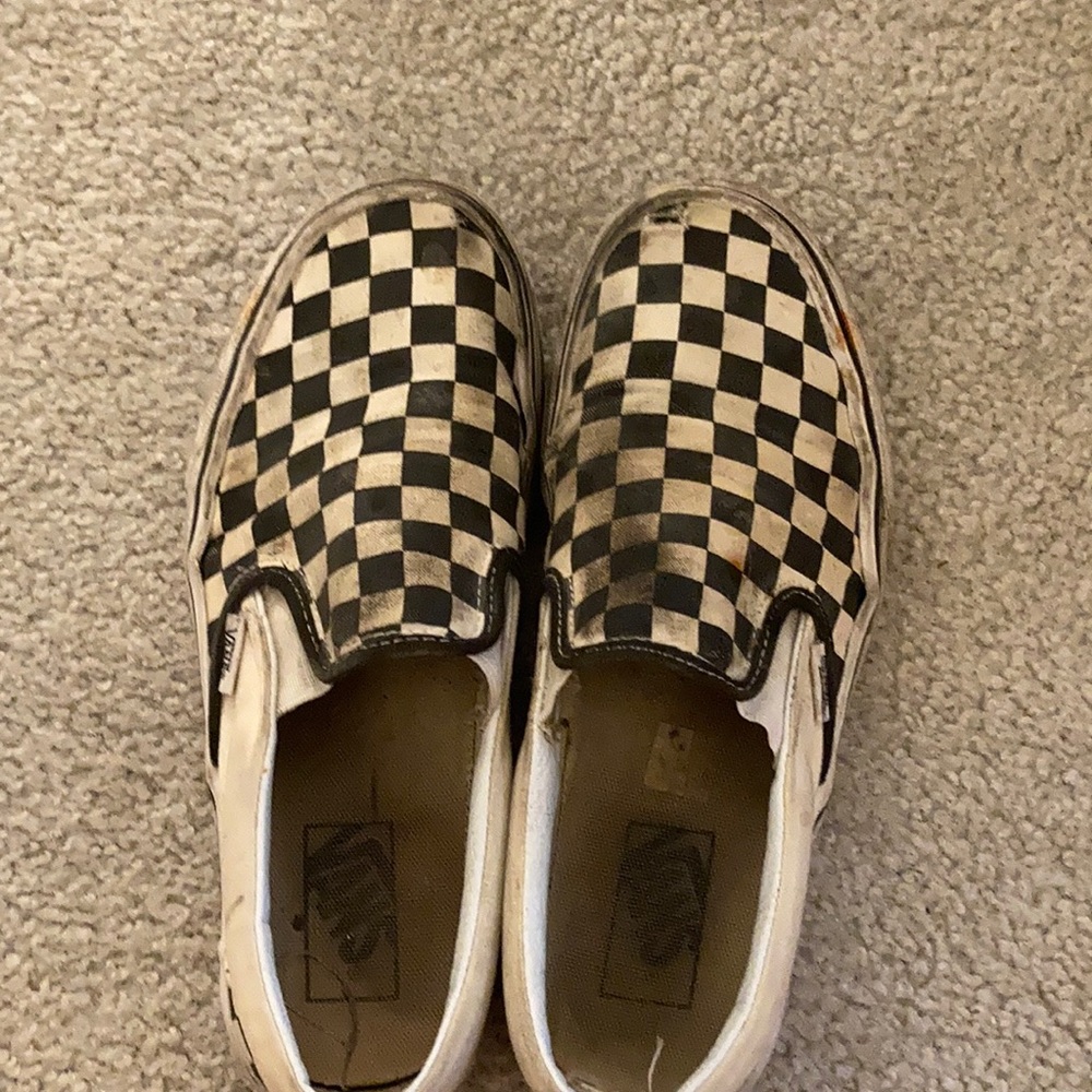 HEAVILY WORN vans